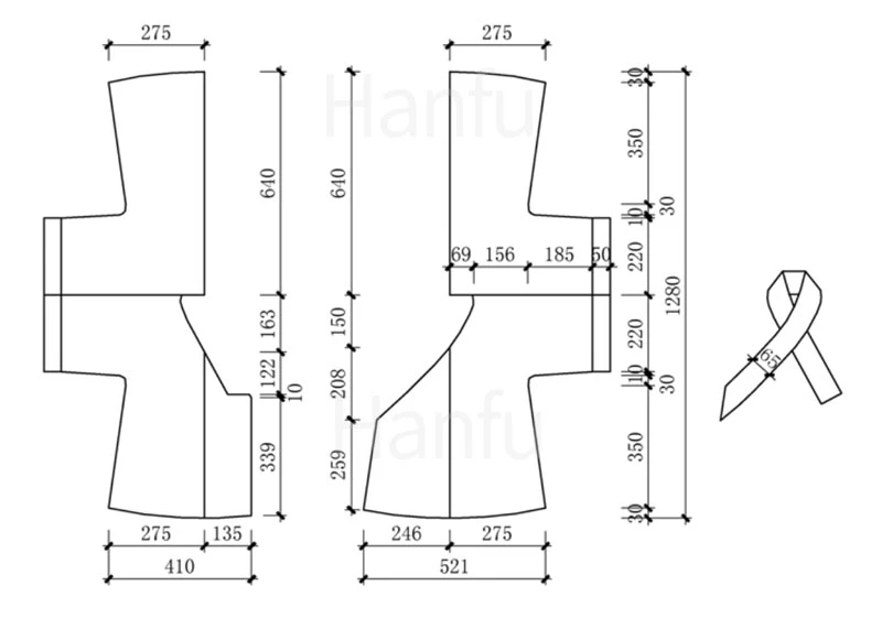 Hanfu Making(7) - Banbi Cutting & Sewing Patterns