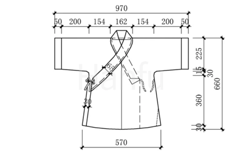 Hanfu Making(7) - Banbi Cutting & Sewing Patterns