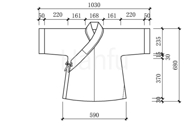 Hanfu Making(7) - Banbi Cutting & Sewing Patterns
