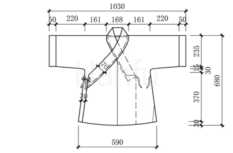 Hanfu Making(7) - Banbi Cutting & Sewing Patterns