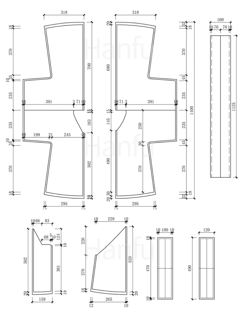 Hanfu Making(7) - Banbi Cutting & Sewing Patterns
