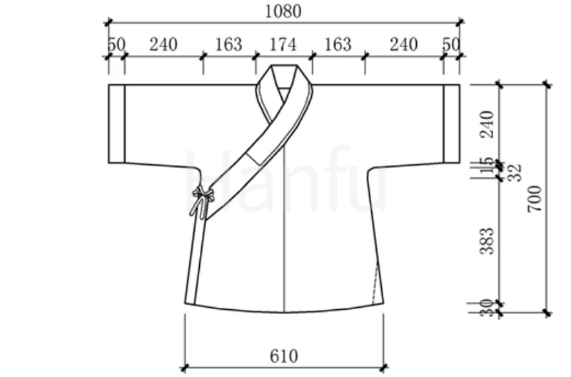 Hanfu Making(7) - Banbi Cutting & Sewing Patterns