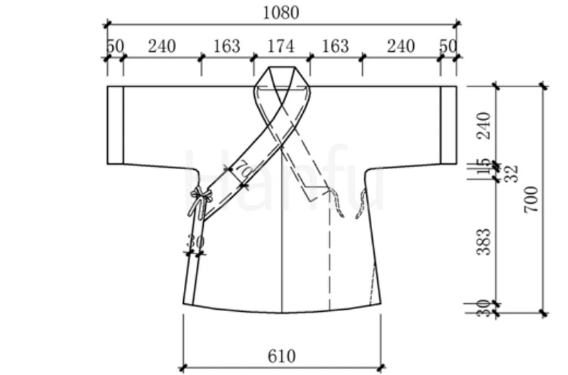 Hanfu Making(7) - Banbi Cutting & Sewing Patterns