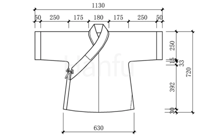 Hanfu Making(7) - Banbi Cutting & Sewing Patterns