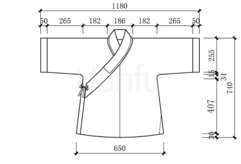 Hanfu Making(7) - Banbi Cutting & Sewing Patterns