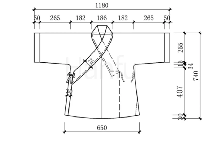 Hanfu Making(7) - Banbi Cutting & Sewing Patterns