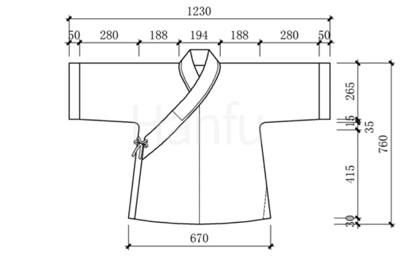 Hanfu Making(7) - Banbi Cutting & Sewing Patterns