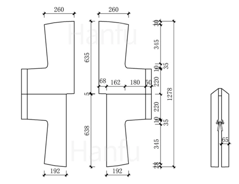 Hanfu Making(7) - Banbi Cutting & Sewing Patterns