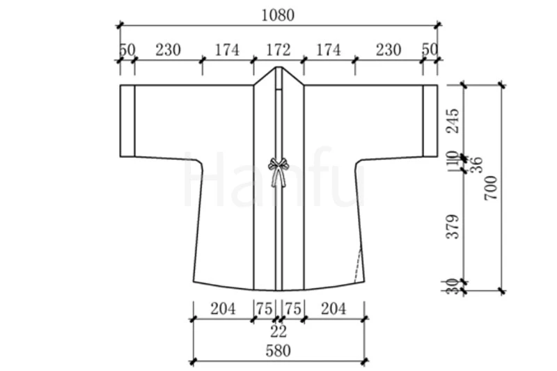 Hanfu Making(7) - Banbi Cutting & Sewing Patterns