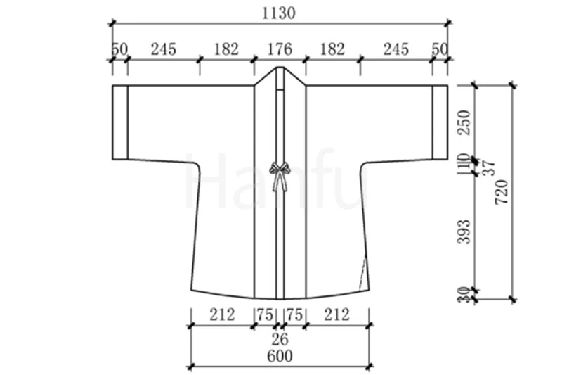 Hanfu Making(7) - Banbi Cutting & Sewing Patterns