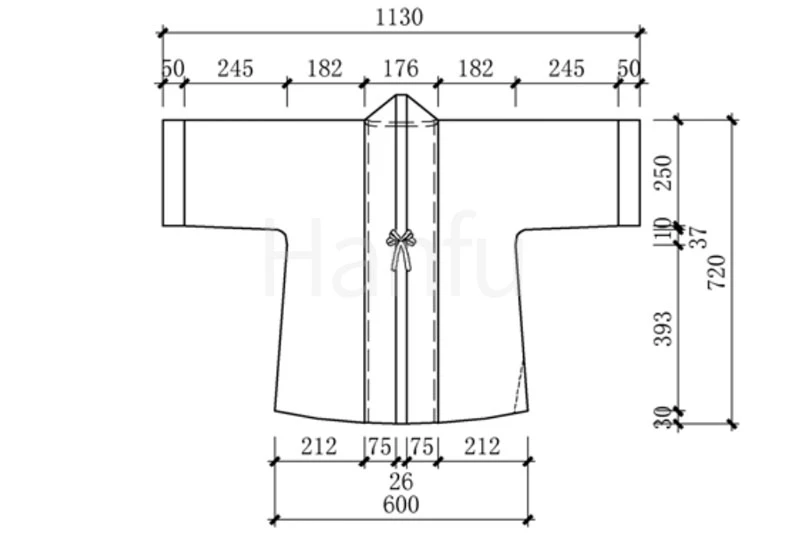 Hanfu Making(7) - Banbi Cutting & Sewing Patterns