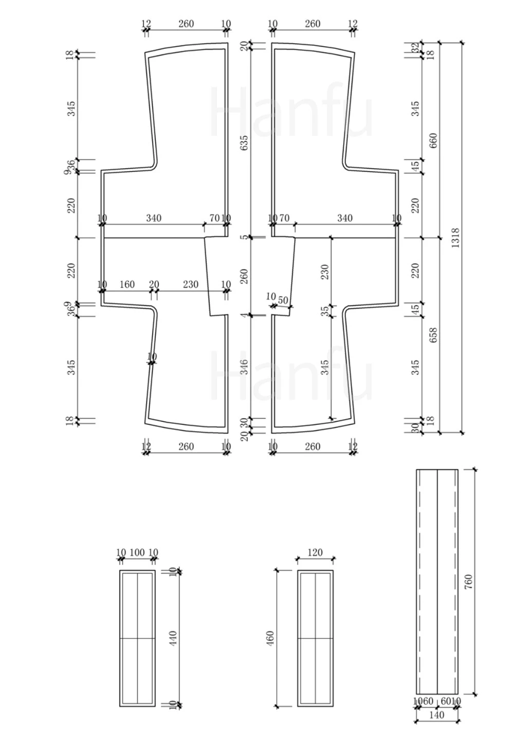 Hanfu Making(7) - Banbi Cutting & Sewing Patterns