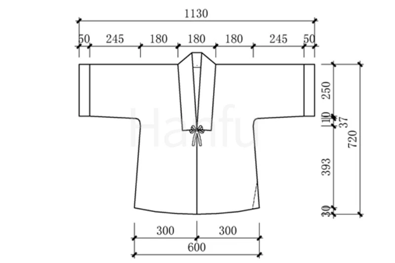 Hanfu Making(7) - Banbi Cutting & Sewing Patterns