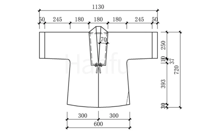 Hanfu Making(7) - Banbi Cutting & Sewing Patterns