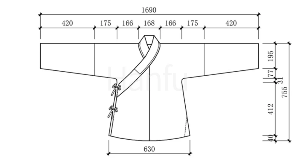 Hanfu Making(8) - Shuhe Cutting & Sewing Patterns