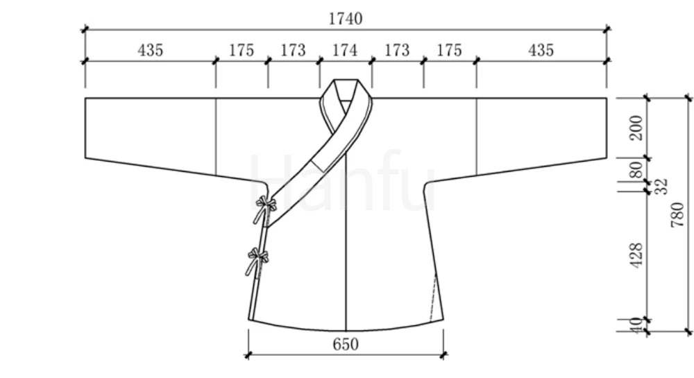 Hanfu Making(8) - Shuhe Cutting & Sewing Patterns