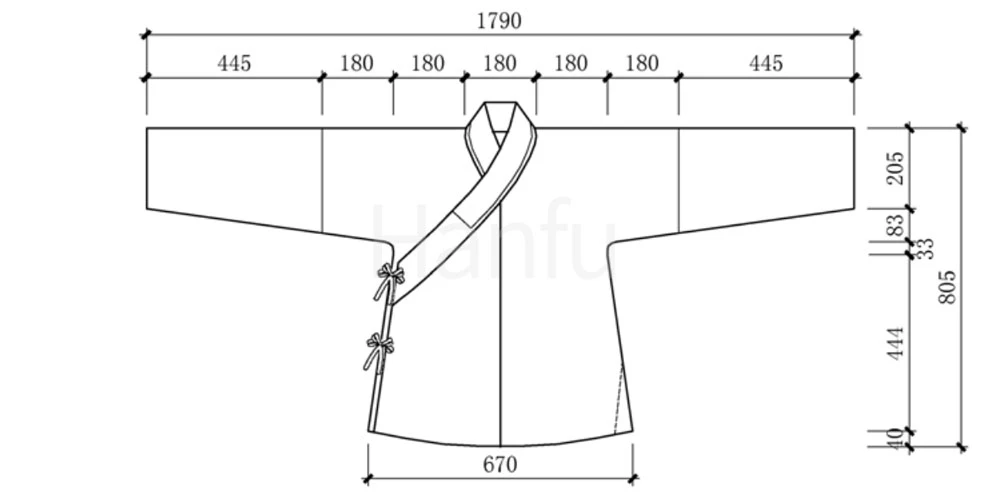 Hanfu Making(8) - Shuhe Cutting & Sewing Patterns