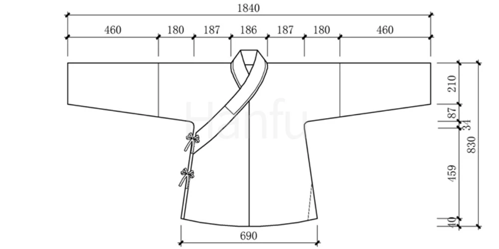 Hanfu Making(8) - Shuhe Cutting & Sewing Patterns