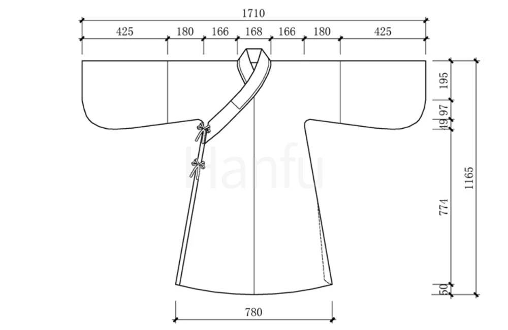 Hanfu Making(9) - Zhiduo Zhishen Daopao Cutting & Sewing Patterns