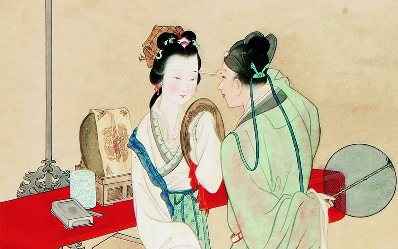 History of Traditional Chinese Eyebows Makeup (Material & Shape)
