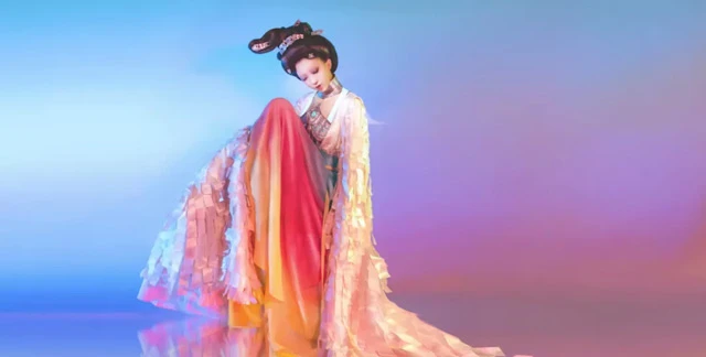 Hanfu in 2077? Post-95 Girl Made Cyberpunk Style Chinese Clothes