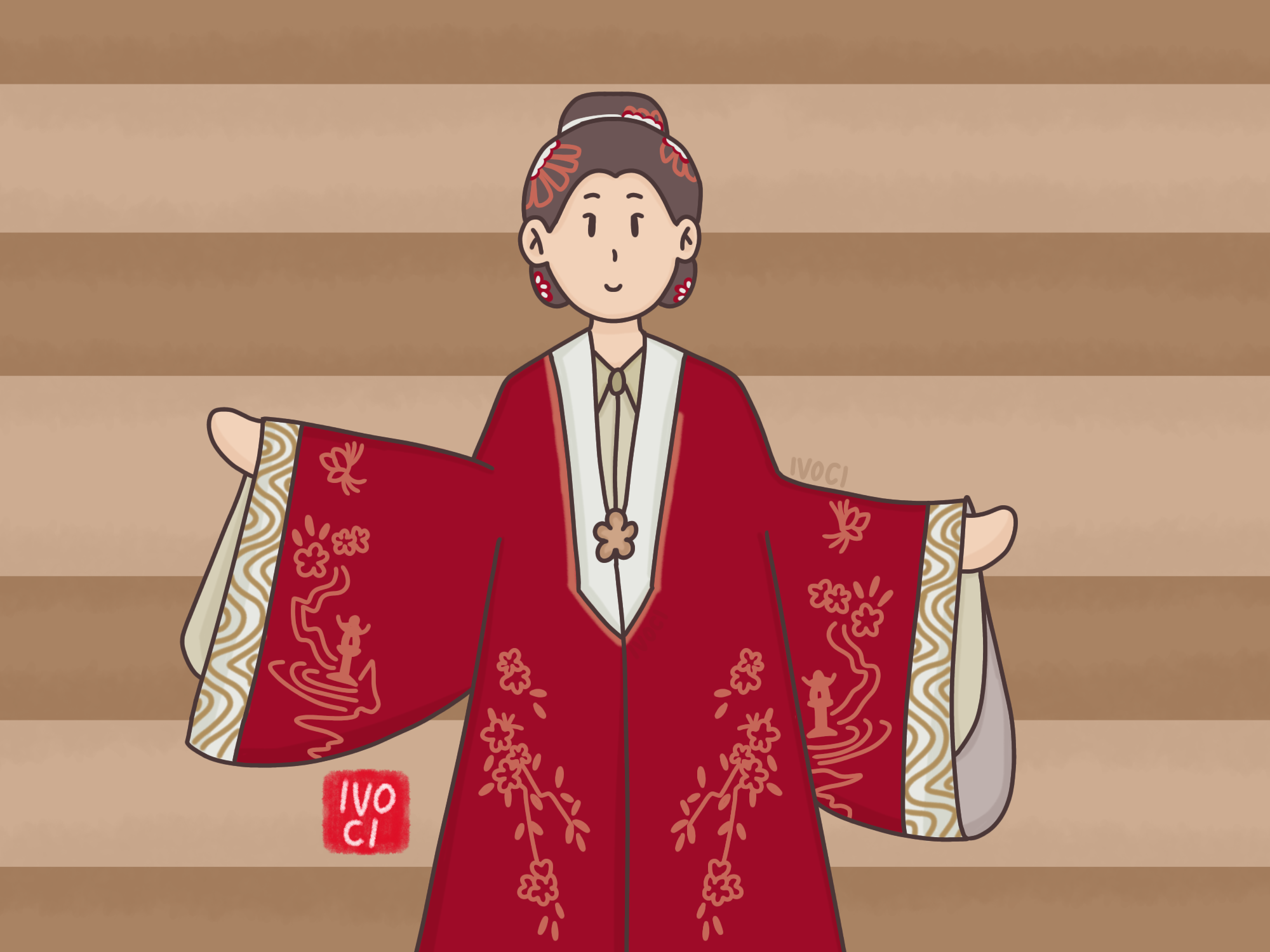 ivoci-Pifeng 披风, Beizi During The Ming Dynasty-1_1_circle_EgUko25650