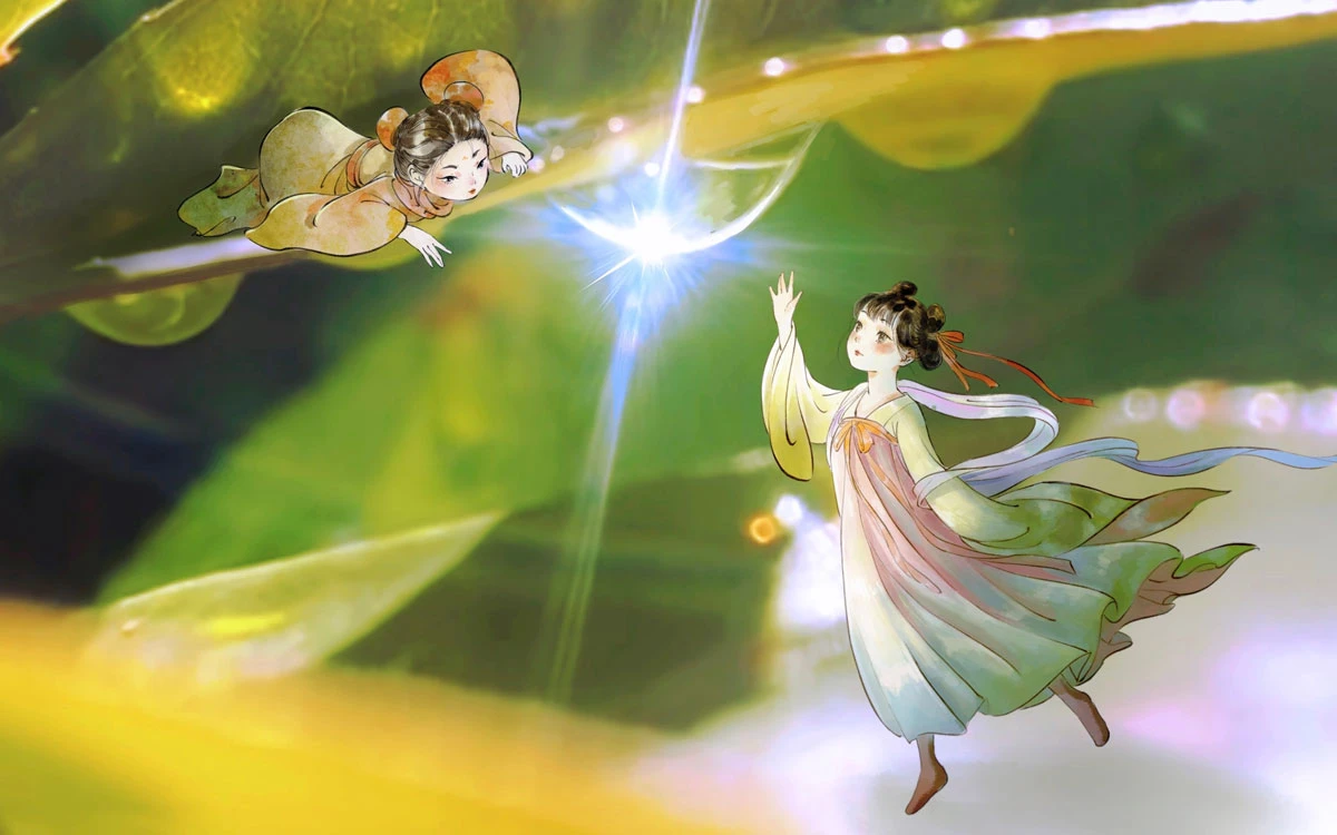 New Chinese Style Illustration - Anything Can Be Anthropomorphized Into Painting