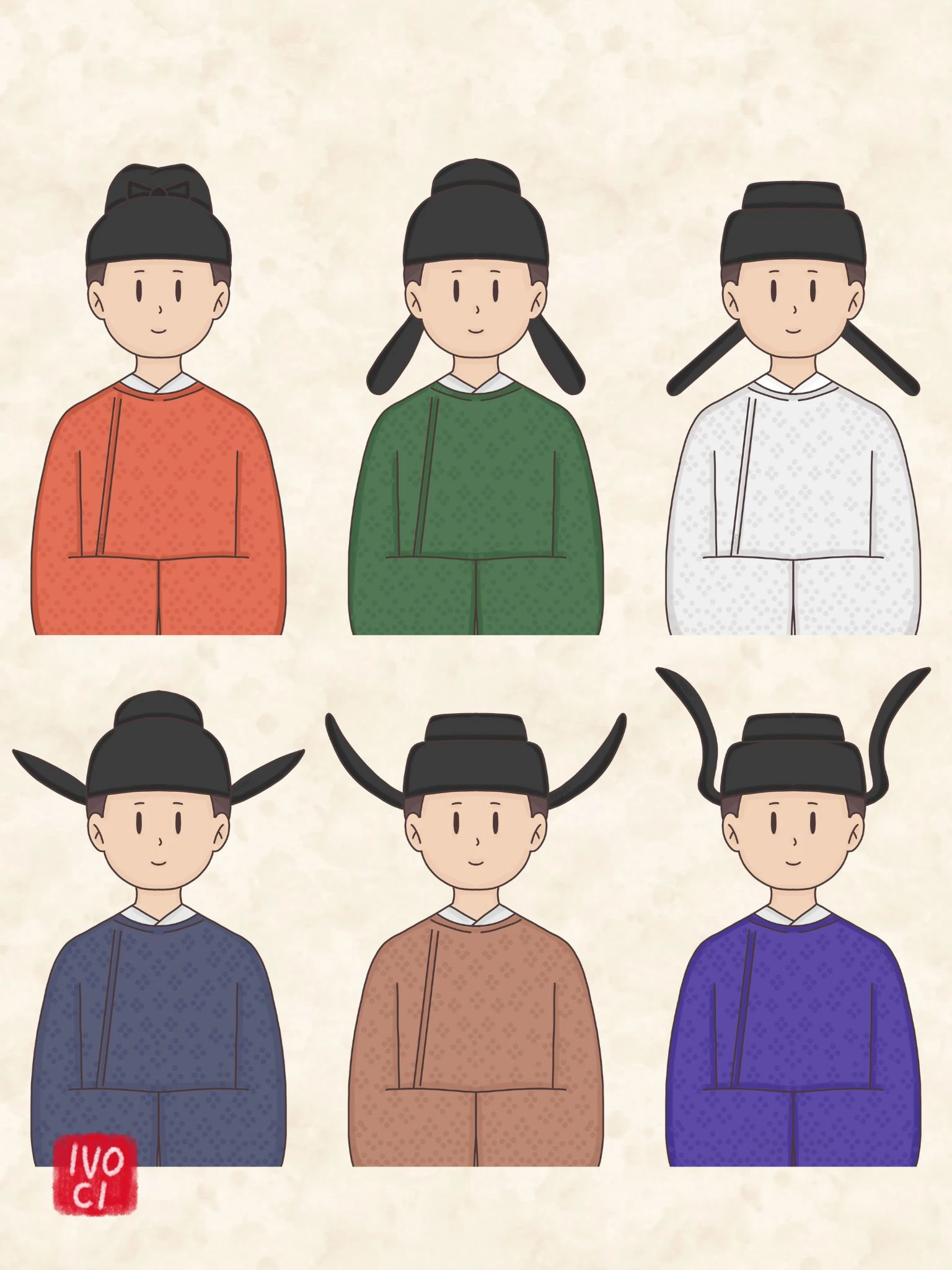 ivoci-History Of Tang Dynasty Hat (Futou 幞头)-1_1_circle_dsDvt17738