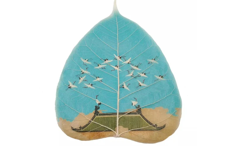 Leaf Painting Takes Root: Ding Li's Guardian of China Cultural Heritage