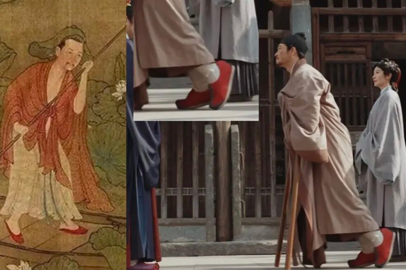 Yang Zi’s Curved-Toe Shoes in The Mo