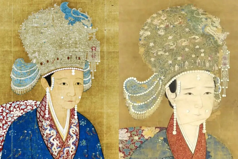 Song Pearl Face Decor Seen in Period Drama Jin Zhi