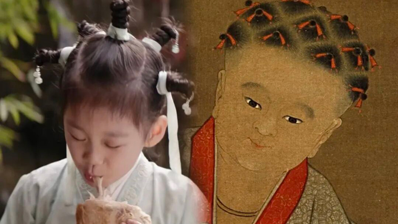 Catfish‑Whisker Hairstyles in Chinese Period Dramas