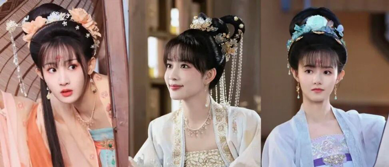 Catfish‑Whisker Hairstyles in Chinese Period Dramas