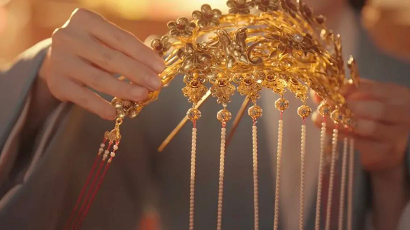 Cinematic Misuse of Qing Crowns in Blossoms of Power