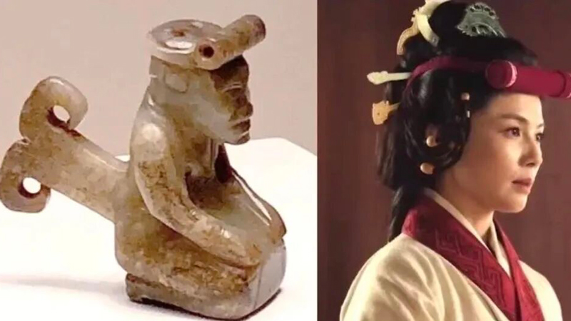 Liu Tao's Hair Roller and the Ancient Kui Headpiece