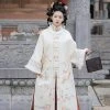 Women-Winter-Aoqun-Ming-Dynasty-Thick-Hanfu-Coat-2 Women Winter Aoqun Ming Dynasty Thick Hanfu Coat