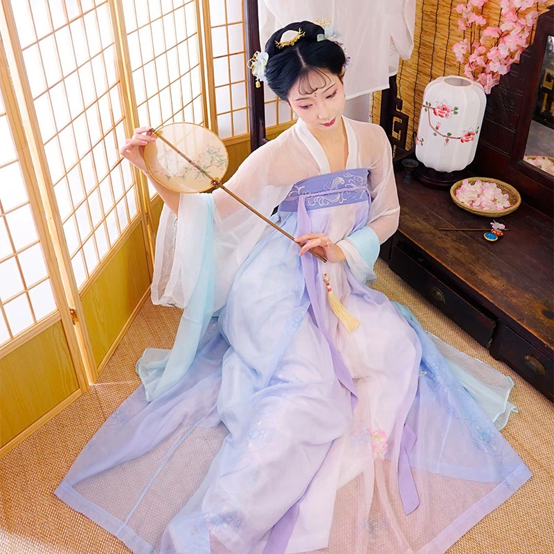 hanfu-classic-ruqun-dress-newhanfu-2019-03 chest ruqun hanfu dress newhanfu
