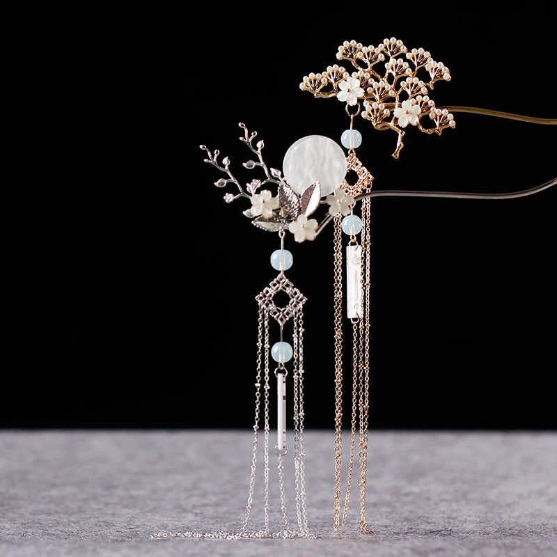 hanfu-hair-accessories-hairpin-tassel-03 hanfu moon hairpin newhanfu