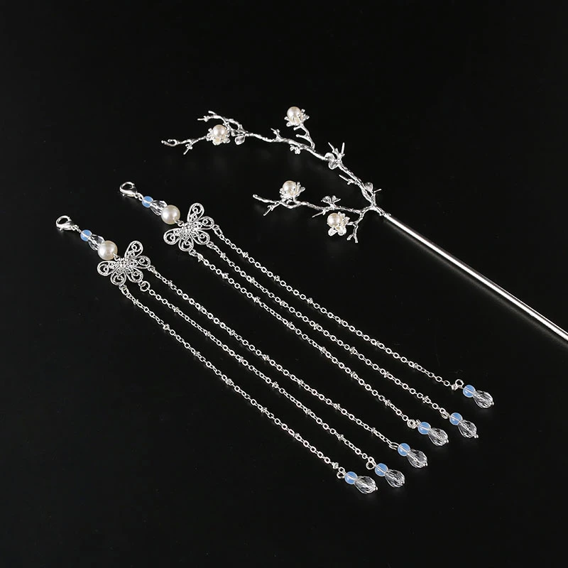 hanfu hairpin wintersweet accessories newhanfu