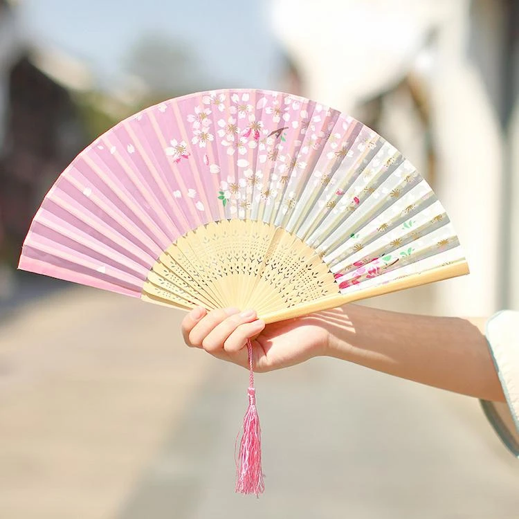 hanfu shop hand fan newhanfu