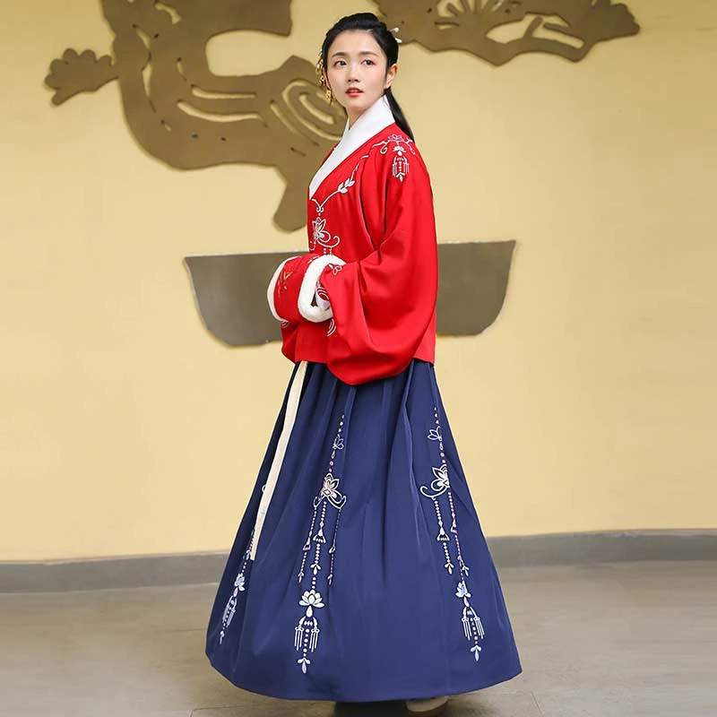 red-aoqun-hanfu-dress-01 ren aoqun hanfu dress newhanfu