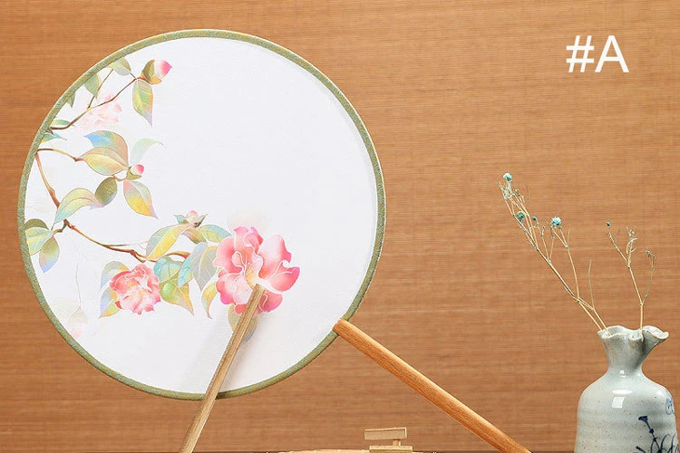 round painting fan