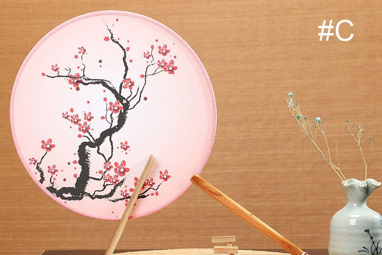 round painting fan