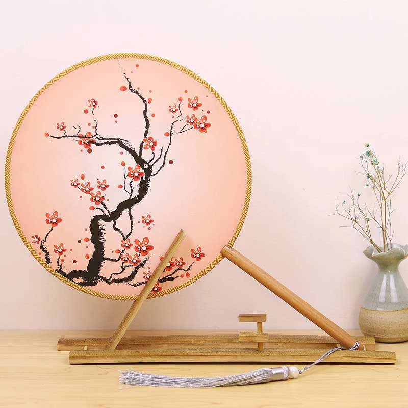 round silk fan hanfu