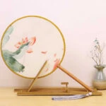 round silk fan hanfu