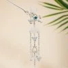 Hanfu-Hair-Accessories-Long-Hairpin-Cheongsam-Silver-Accessories-1 Glaze Hairpin
