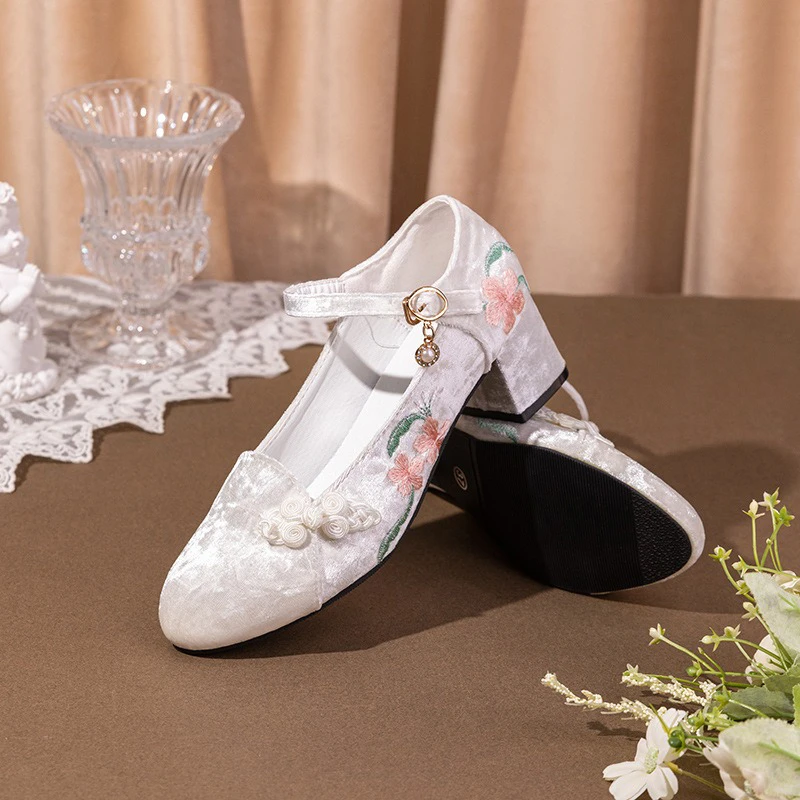 High-Heeled-Pointed-Toe-Cheongsam-Shoes-Vintage-Chinese-Style-Ethnic-Shoes-4 High Heeled Pointed Toe Cheongsam Shoes Vintage Chinese Style Ethnic Shoes