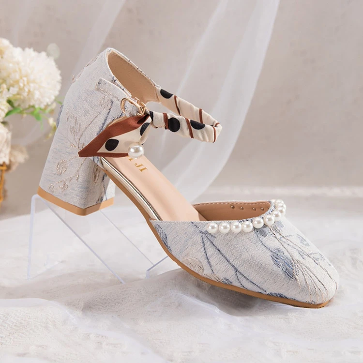 Women's Retro High Heels For Hanfu Fashion Cheongsam Shoes