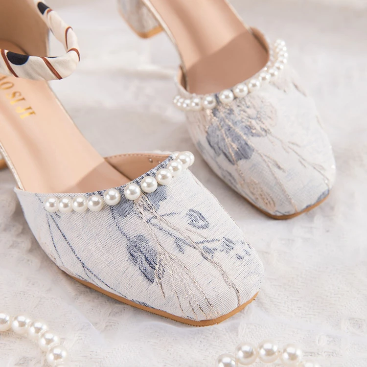 Women's Retro High Heels For Hanfu Fashion Cheongsam Shoes
