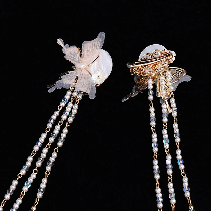 moon butterfly hanfu jewelry